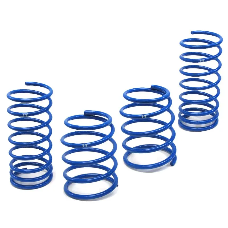 Manzo Blue 2" Drop Race Sport Lowering Spring For 97-02 Escort/98-02 Zx2 2.0L 1