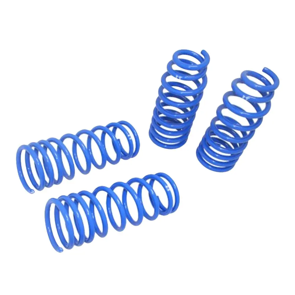Manzo Blue Street-Version Front/Rear Lowering Springs Kit For 11-16 Cr-Z Zf1 Zf2 1