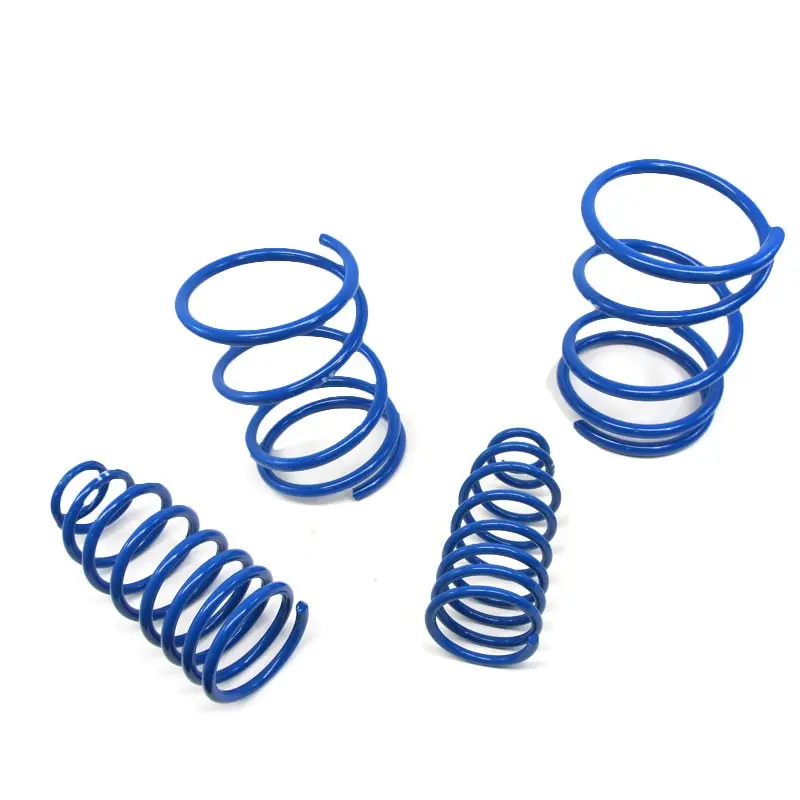 Blue 2" Drop Manzo Race Sport Suspension Lowering Spring Kit For 99-03 Galant L4 1