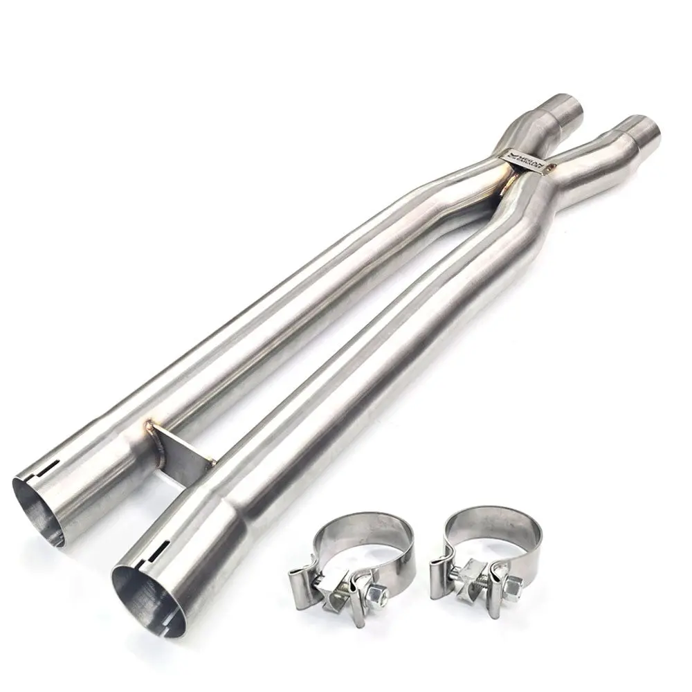 Megan Racing Mid Pipe (X-Pipe Style) For 15-23/24+ Ford Mustang 5.0 [Gt, Dark Horse] S550 S650 1