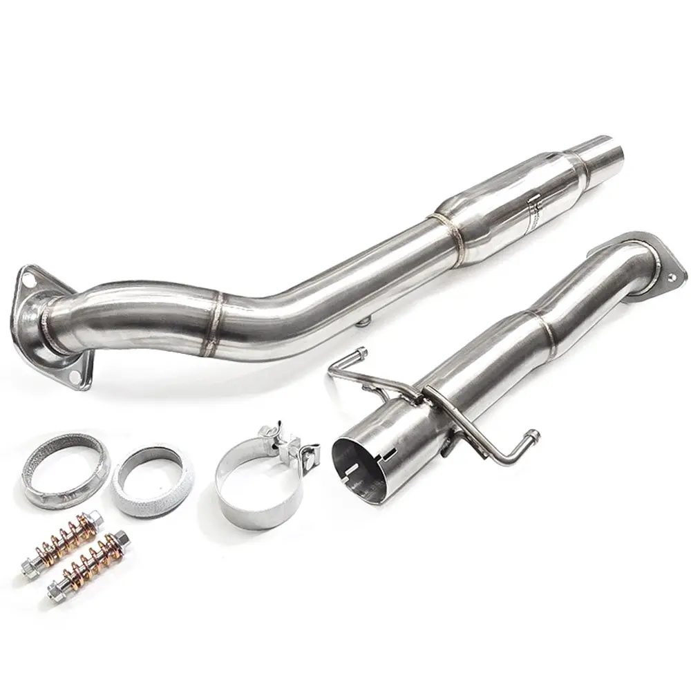 Megan Stainless Steel Mid-Pipe Exhaust 2-Piece Bolt-On Style For 23+ Gr Corolla Gzea14 1