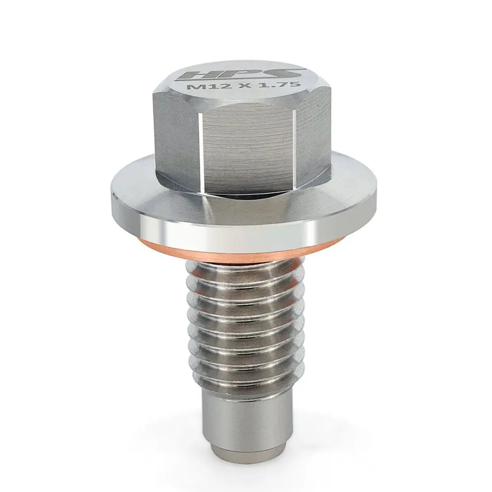 Hps Stainless Steel Magnetic Engine Oil Drain Plug Bolt For Chevrolet 1