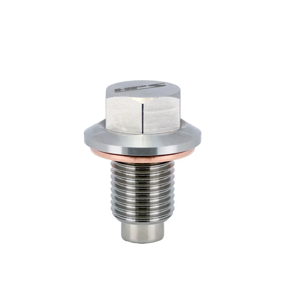 Hps Stainless Steel Magnetic Engine Oil Drain Plug Bolt For Honda 1