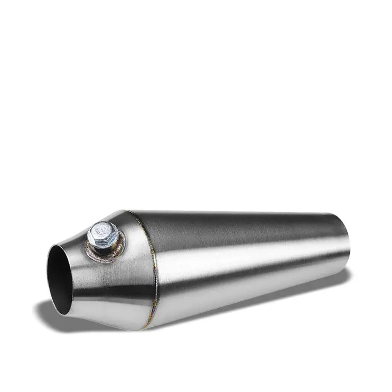 2.50"-2.50" 16 Guage Ss Weld-On Racing Megaphone For Exhaust Downpipe Header 1