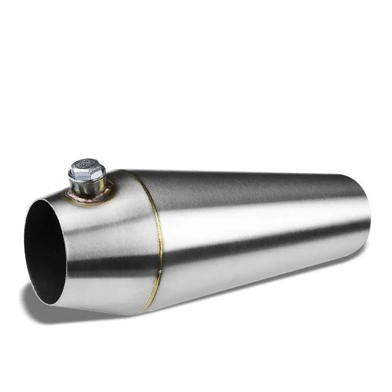 3.00"-3.00" 16 Guage Ss Weld-On Racing Megaphone For Exhaust Downpipe Header 1