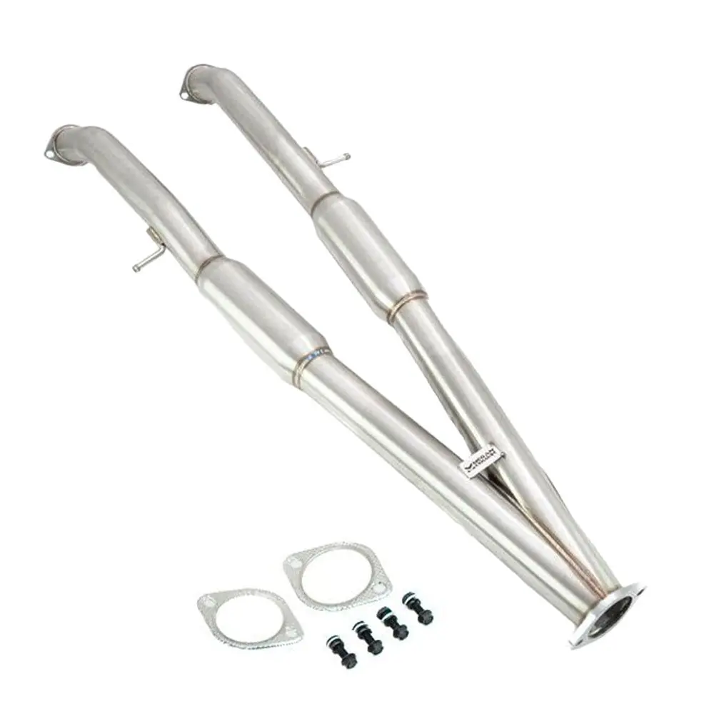 Megan Racing Stainless Steel Exhaust Mid Pipe For 16-20 Infiniti Q50 3.0T Awd Rwd 1