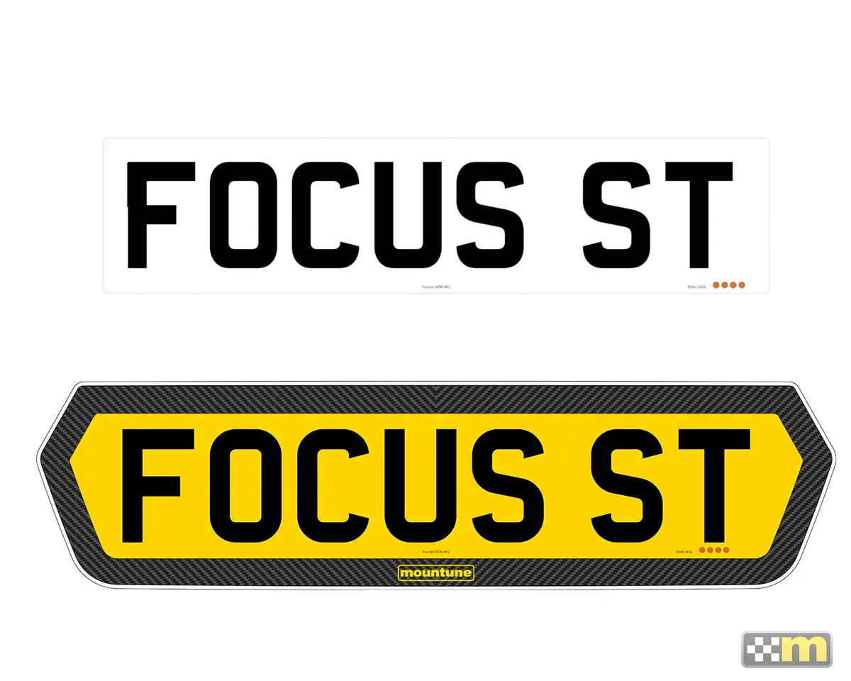 Bespoke Number Plates [Mk4 Focus St] 1