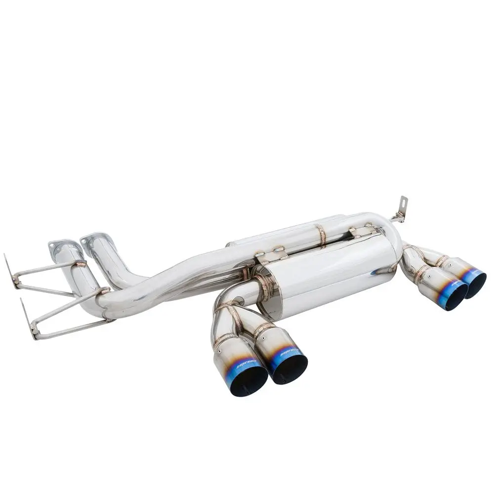 Megan Supremo Abe Exhaust System Titanium Blue Tips For 01-06 Bmw M3 E46 1