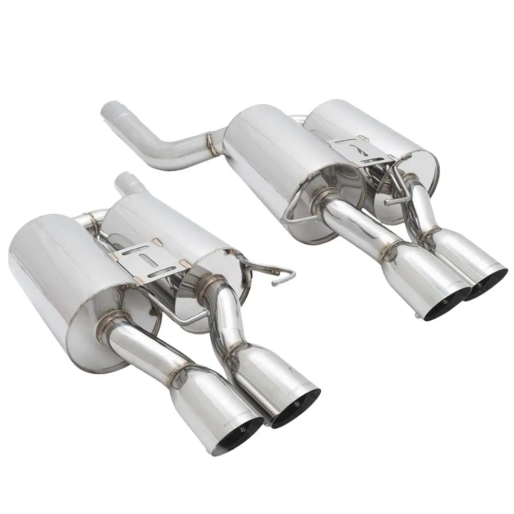 Megan Abe Exhaust System 3.5" Quad Roll Tips For 05-10 Bmw M5 E60 1