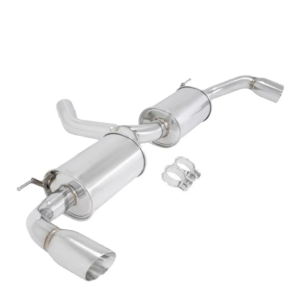 Megan Supremo Abe Exhaust System 3.5" Rolled Tips For 07-13 Bmw X5 L6 E70 1