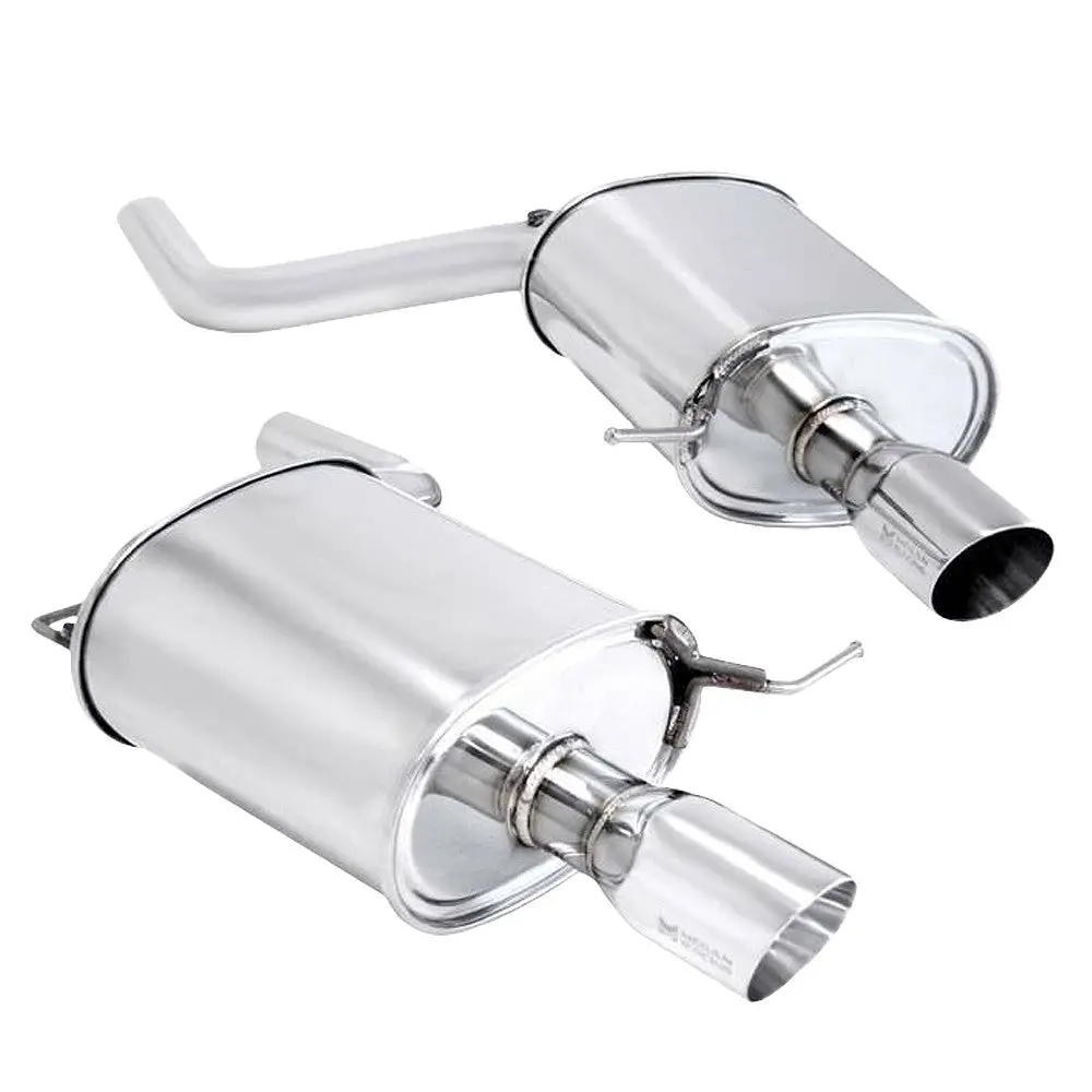 Megan Stailness Abe Exhaust System 3.5" Dual Roll Tip For 11-16 535I F10 Bumper 1
