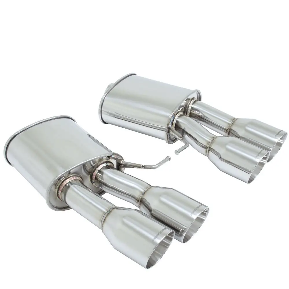 Megan Supremo Abe Exhaust System Rolled Tips For 11-16 Bmw M5 F10 4Dr 1