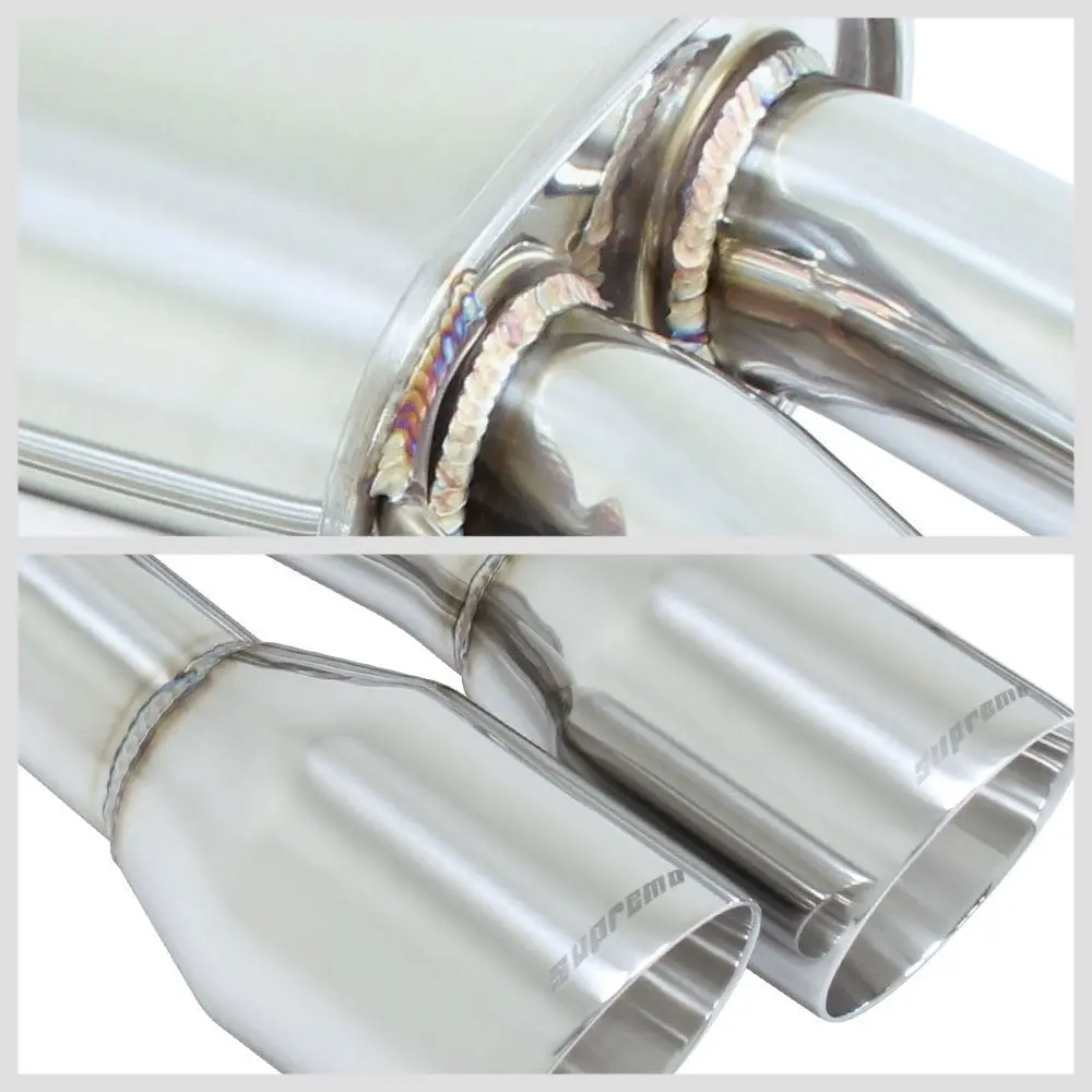 Megan Supremo Abe Exhaust System Rolled Tips For 11-16 Bmw M5 F10 4Dr 2