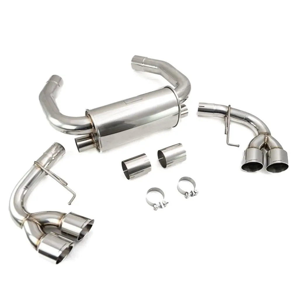 Megan Supremo Series Axleback Exhaust System Stainless Quad Tips For 18+ Bmw M5 F90 1