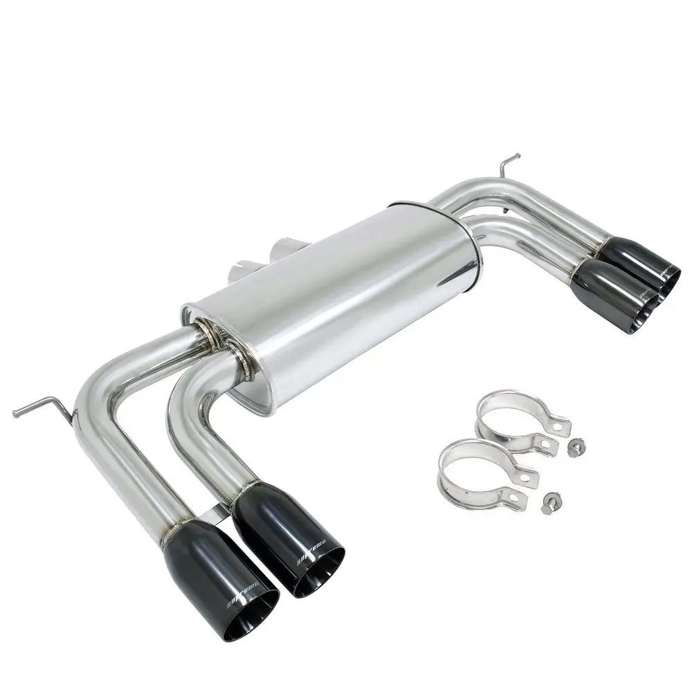 Megan Supremo Abe Exhaust System Black Chrome Tip For Bmw 10-14 X5m/X6m 1