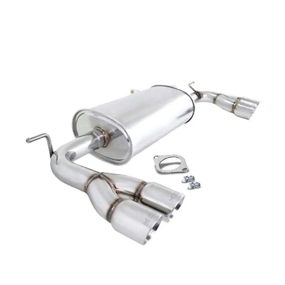 Megan Rs Stainless Steel Abe Exhaust System Roll Tip For 09-12 Genesis Coupe Bk 1