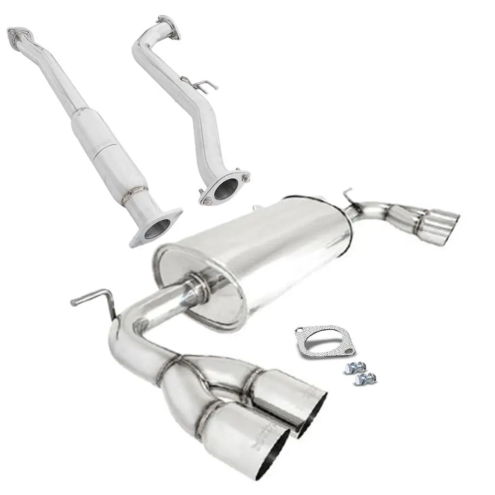Megan Rs Abe Exhaust System 3" Stainless Tip For 09-16 Genesis Coupe 2.0T Bk 1
