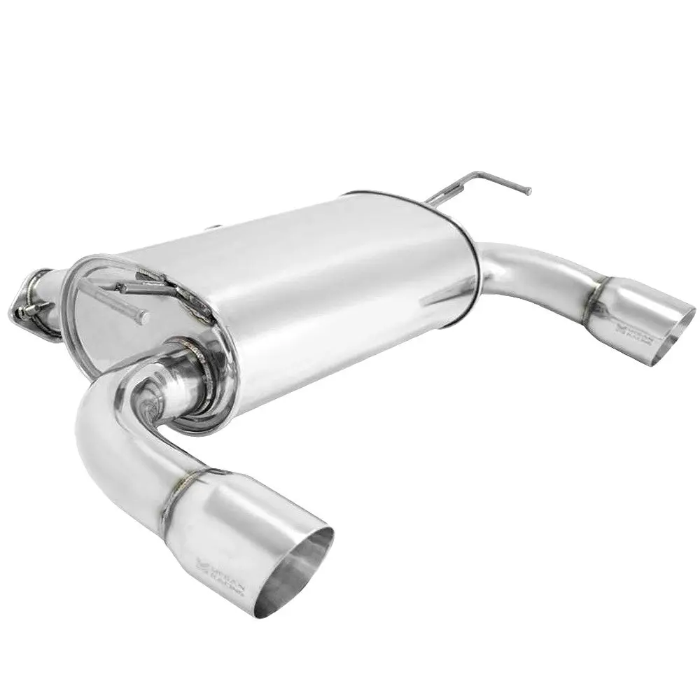 Megan 4" Dual Roll Tips Abe Exhaust System For Infinti 08-13 G37 / 14-16 Q60 Coupe Rwd/Awd 1