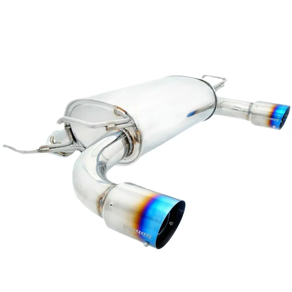 Megan Stailness Abe Exhaust System 4" Dual Steel Tips For Infinti 08-13 G37 / 14-16 Q60 Coupe Rwd/Awd 1