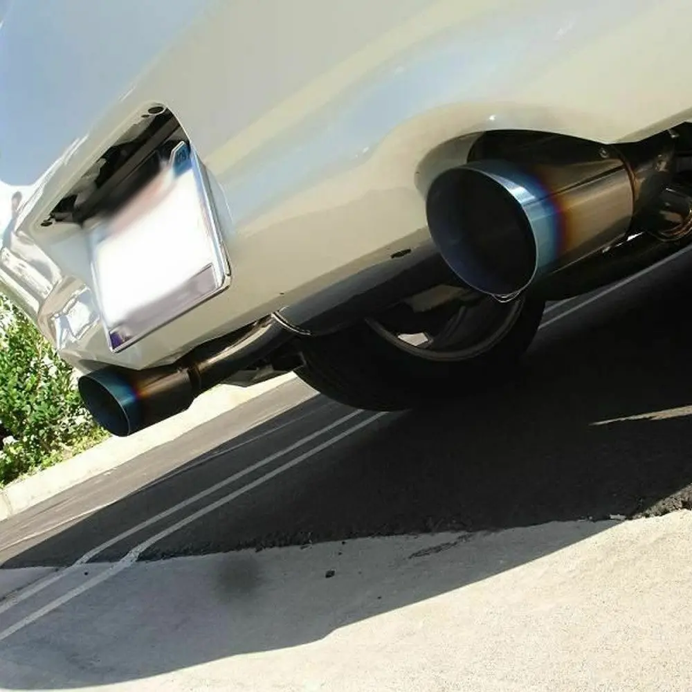 Megan Stailness Abe Exhaust System 4" Dual Steel Tips For Infinti 08-13 G37 / 14-16 Q60 Coupe Rwd/Awd 2