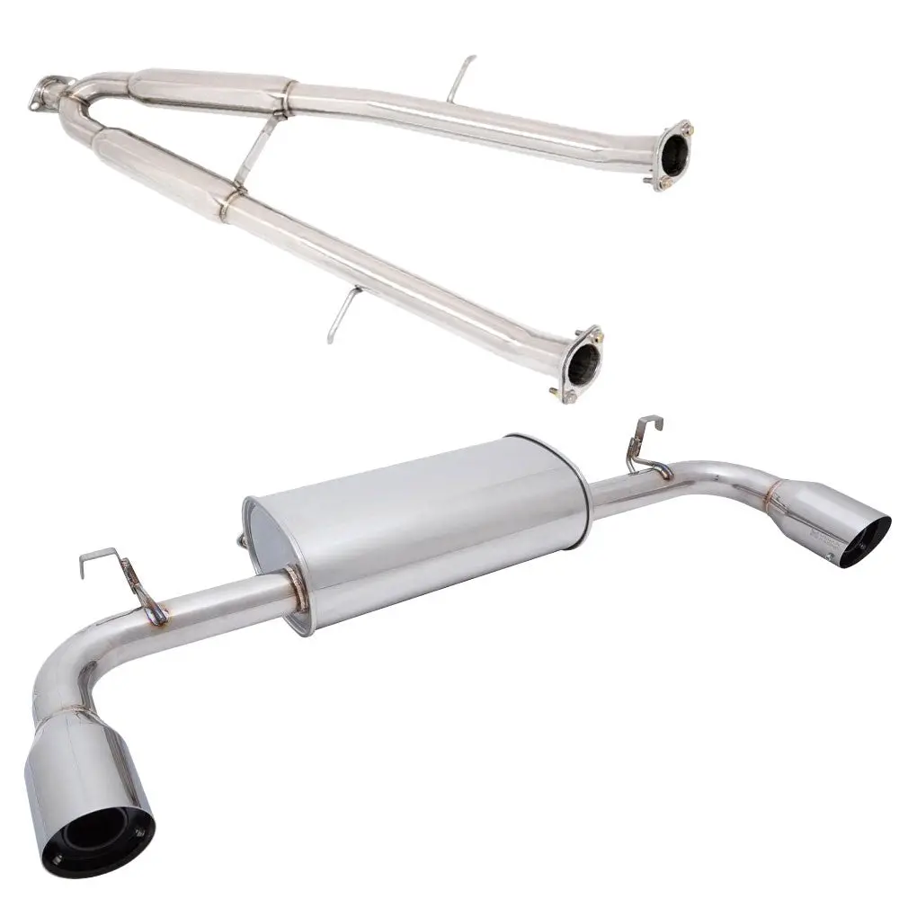 Megan Rs Stainless Abe Exhaust System Blue Tip For 02-10 Lexus Sc430 4.3L V8 Z40 1
