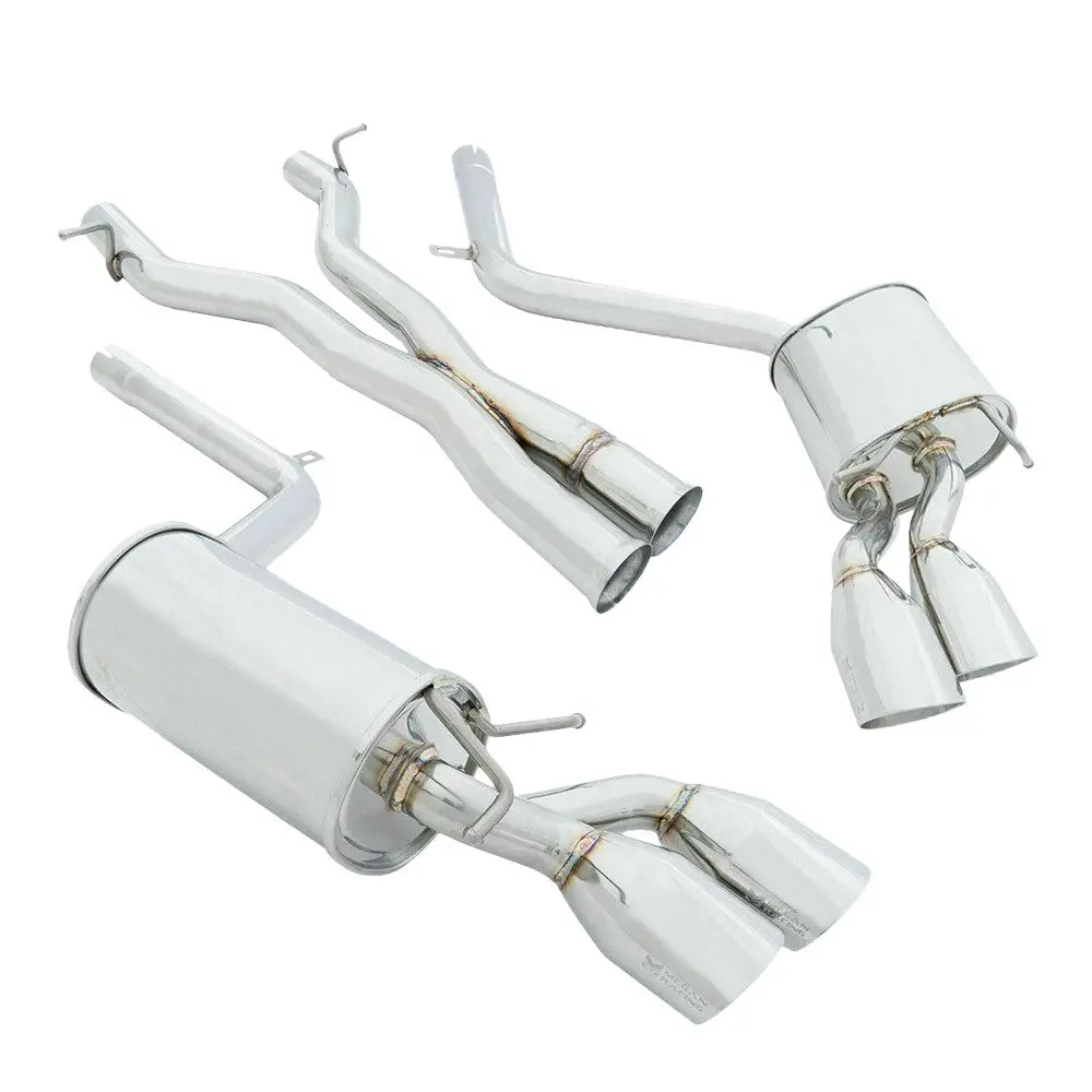 Megan Stailness Abe Exhaust System 3.5"X4.5" Quad Tip For 12-15 Benz C63 Amg 1