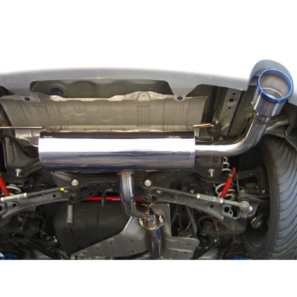 Megan Rs Stainless Abe Exhaust System 3" Blue Titanium Tip For 05-10 Scion Tc 2