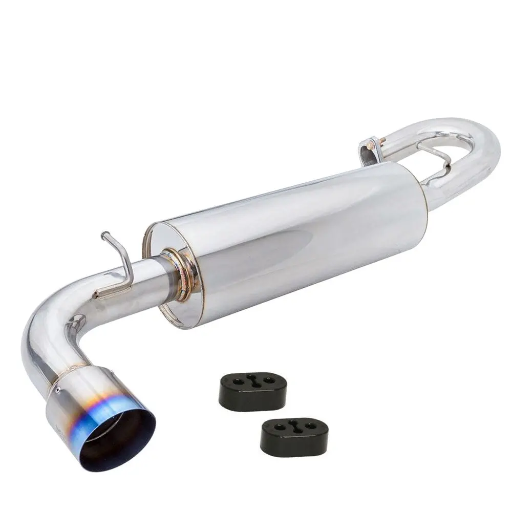 Megan Rs Series Stainless Steel Abe Exhaust System 4" Burnt Tip For 11-16 Scion Tc 1
