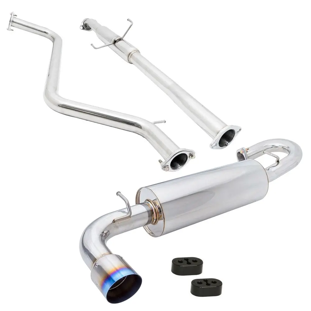 Megan Oe-Rs Abe Exhaust Exhaust Kit 4" Blue Titanium Tip For 11-16 Scion Tc 1