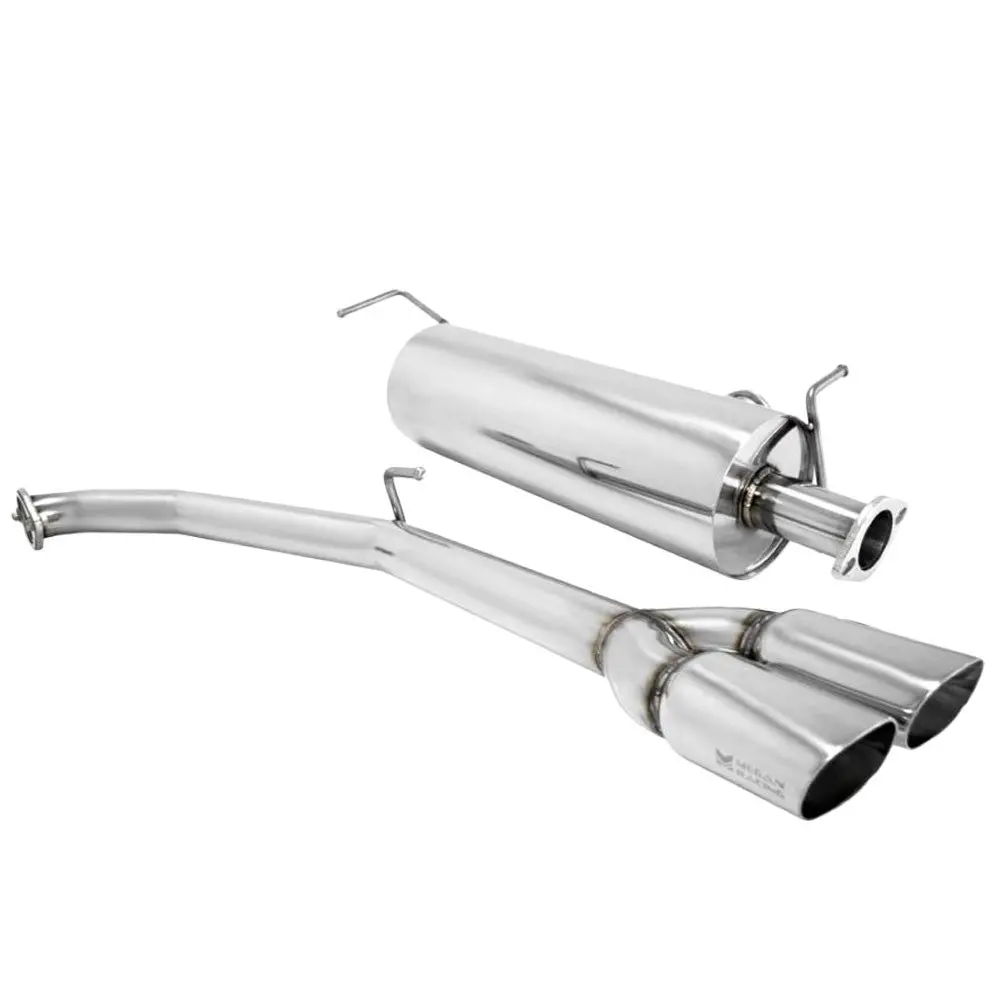 Megan Rs Abe Exhaust System Burnt Dual Roll Oval Tip For 11-20 Sienna Se Xl30 1