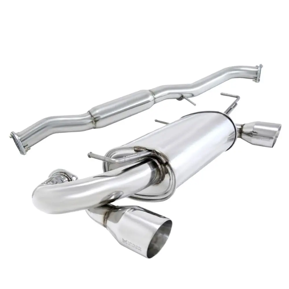 Megan Rs Series Cbs Exhaust System [Dual Exit Rolled Tips] For 03-09 Nissan 350Z Z33 1