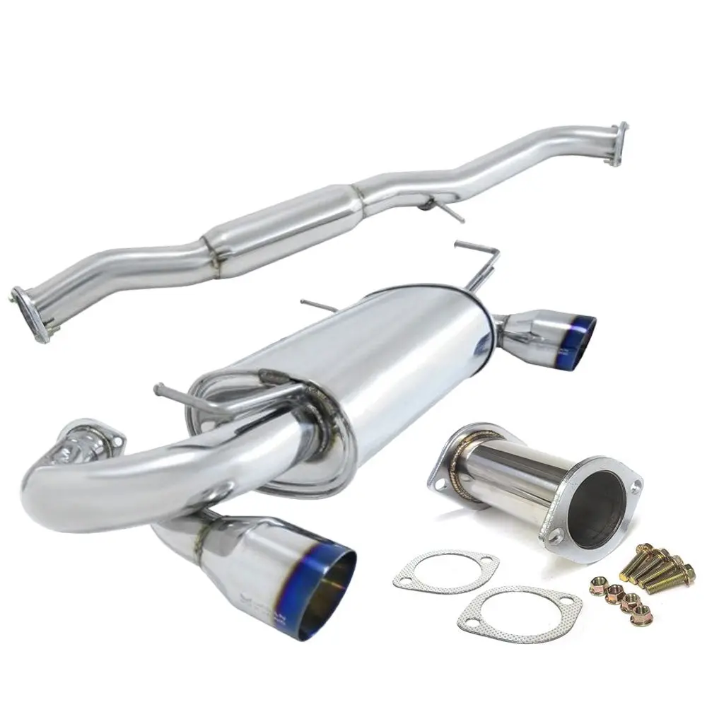Megan Rs Series Cbs Exhaust System [Dual Exit Rolled Tips] For 03-07 Infiniti G35 Coupe V35 1