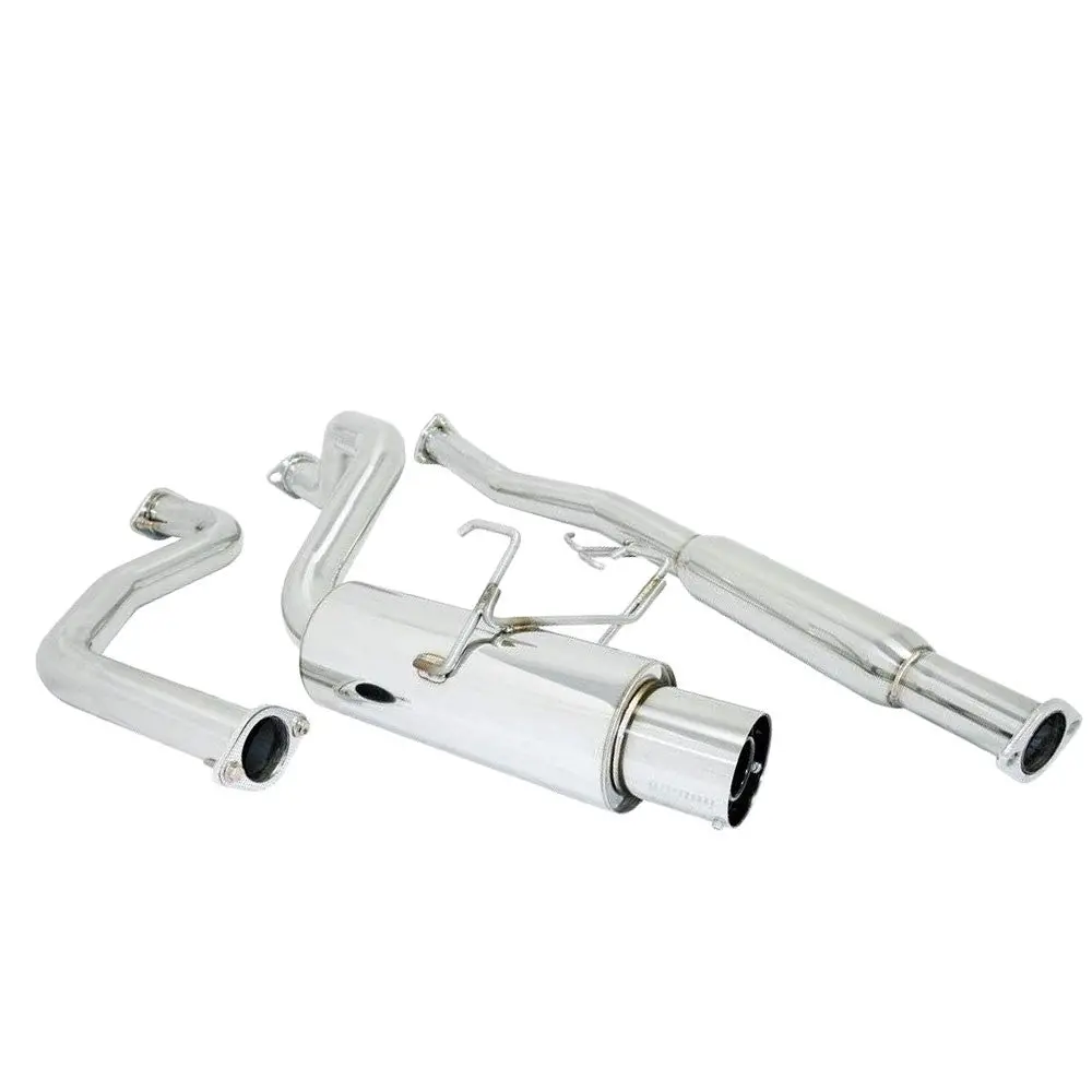 Megan Drift Spec Cbs Exhaust System Stainless Tip For 94-99 Integra Ls/Gs/Rs 1