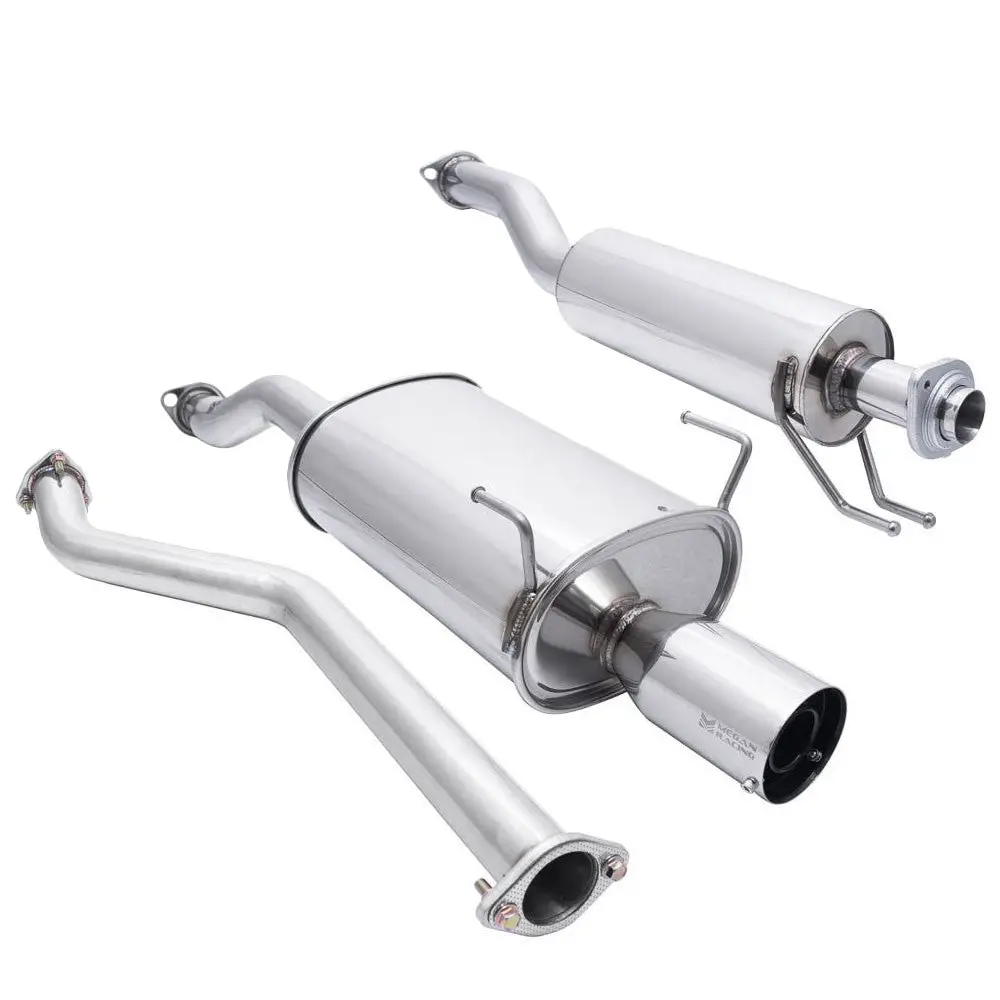 Megan Rs Series Stainless Cbs Exhaust System Kit For 02-06 Acura Rsx Base 1