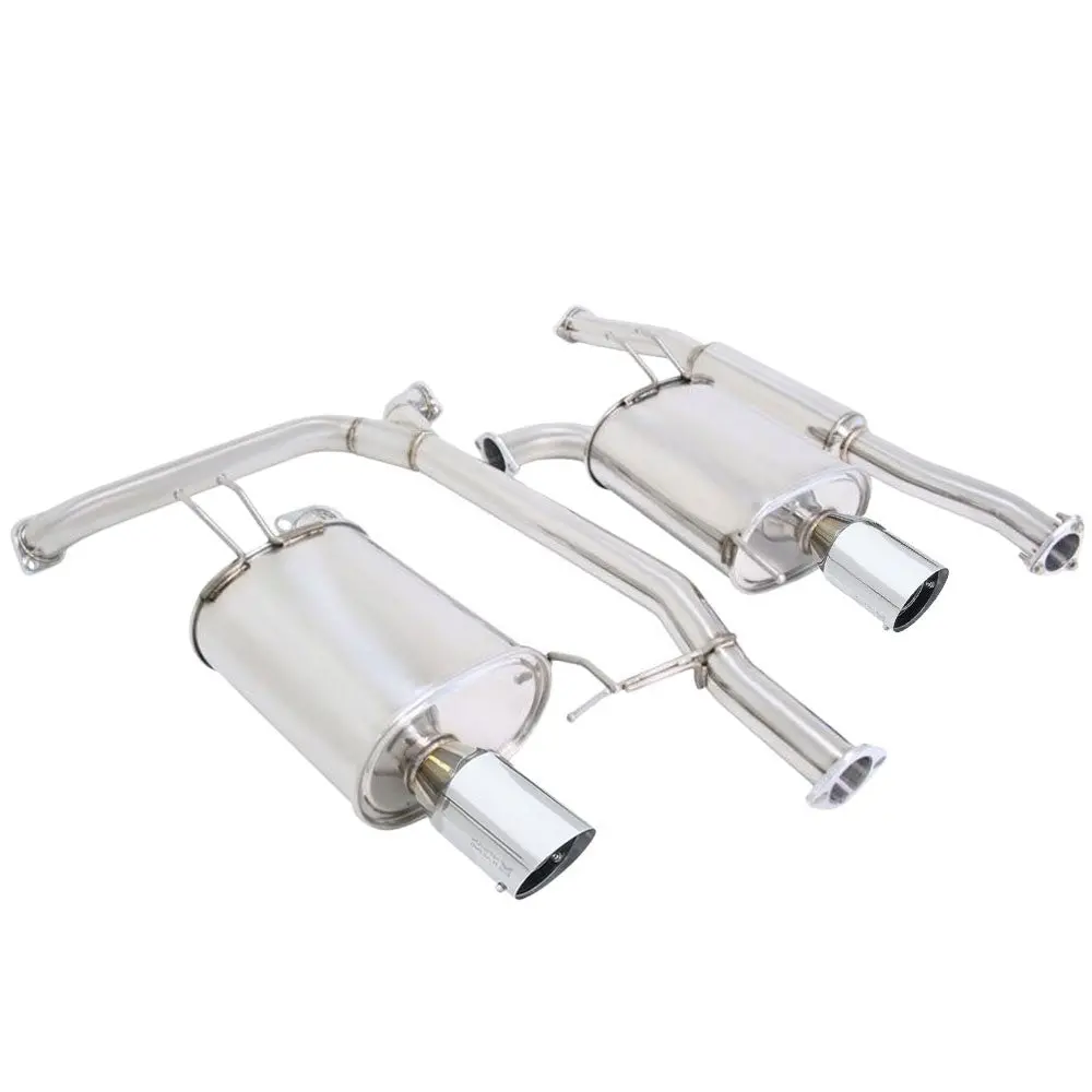 Megan Rs Series Stainless Cbs Exhaust System Stainless Tip For 04-08 Acura Tsx 1
