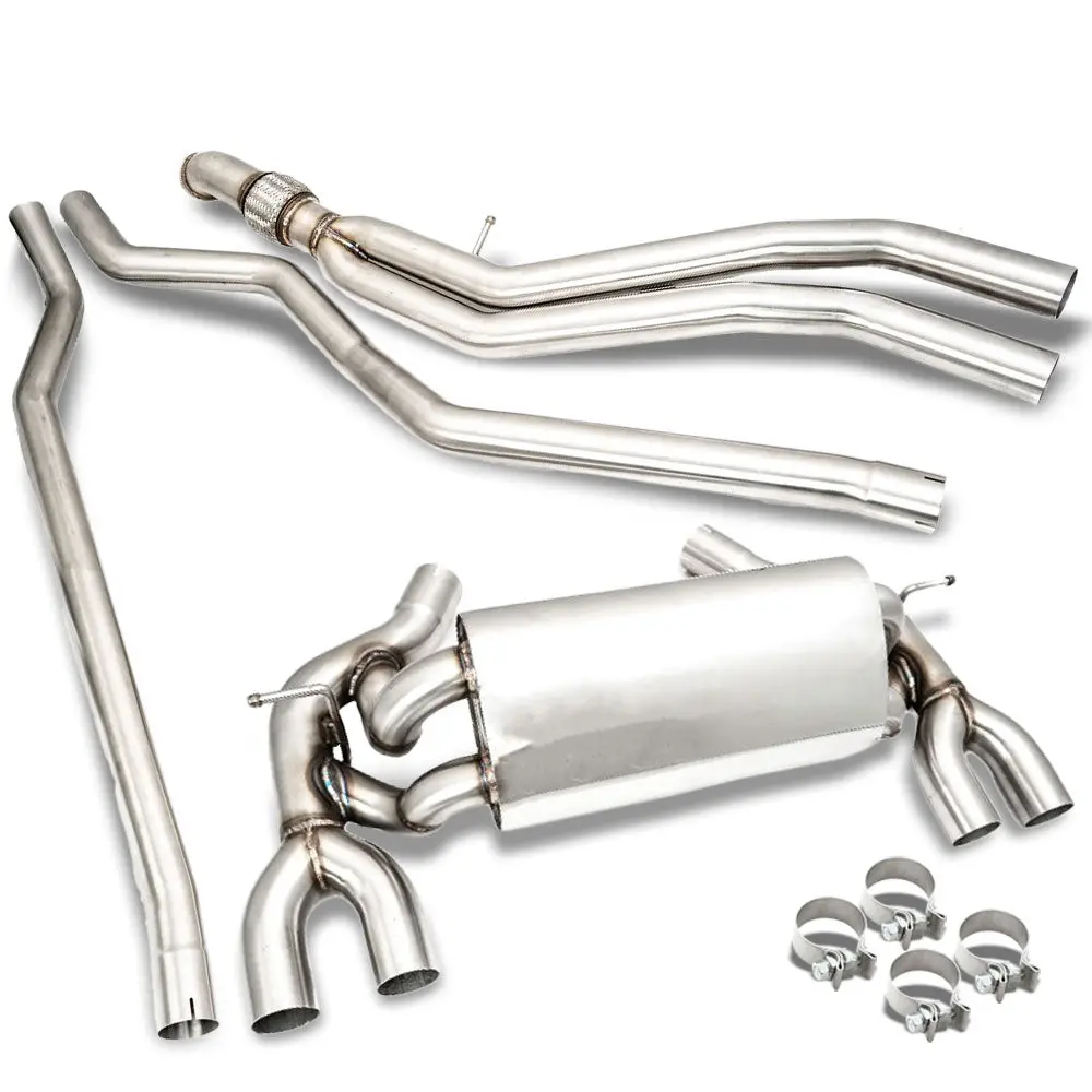 Megan Racing Stainless Steel Cbs Catback Exhaust System For 16-18 Bmw M2 N55 F87 1