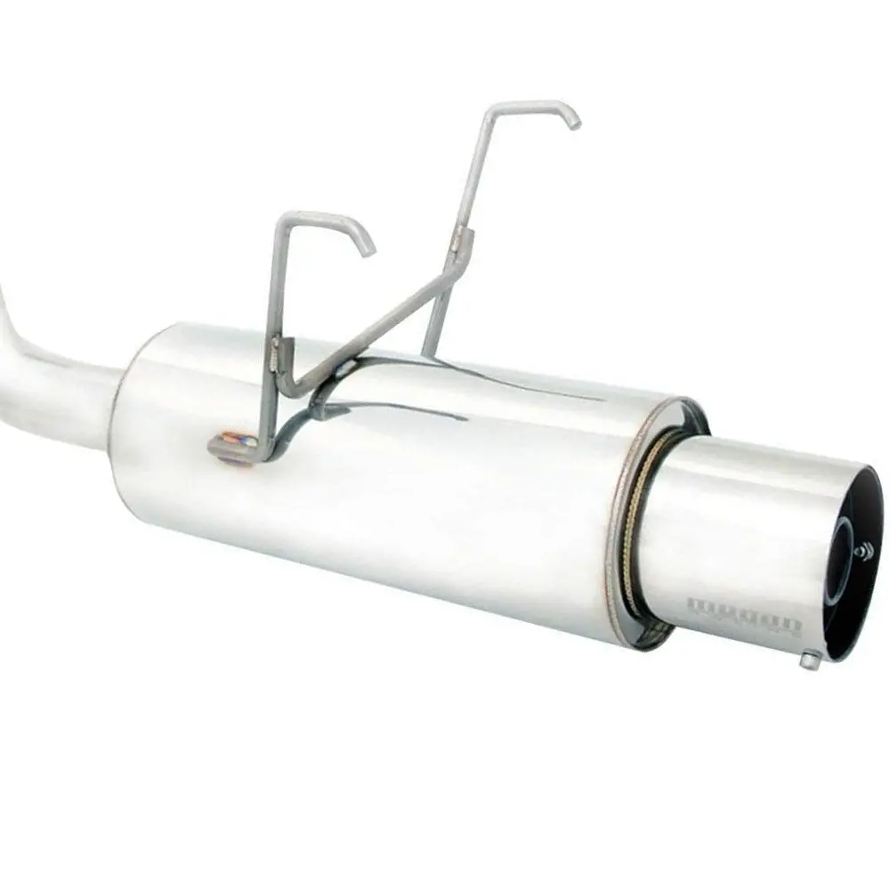 Megan Drift Spec Cbs Exhaust System Stainless Tip For 92-00 Civic Ex 2/4Dr 2