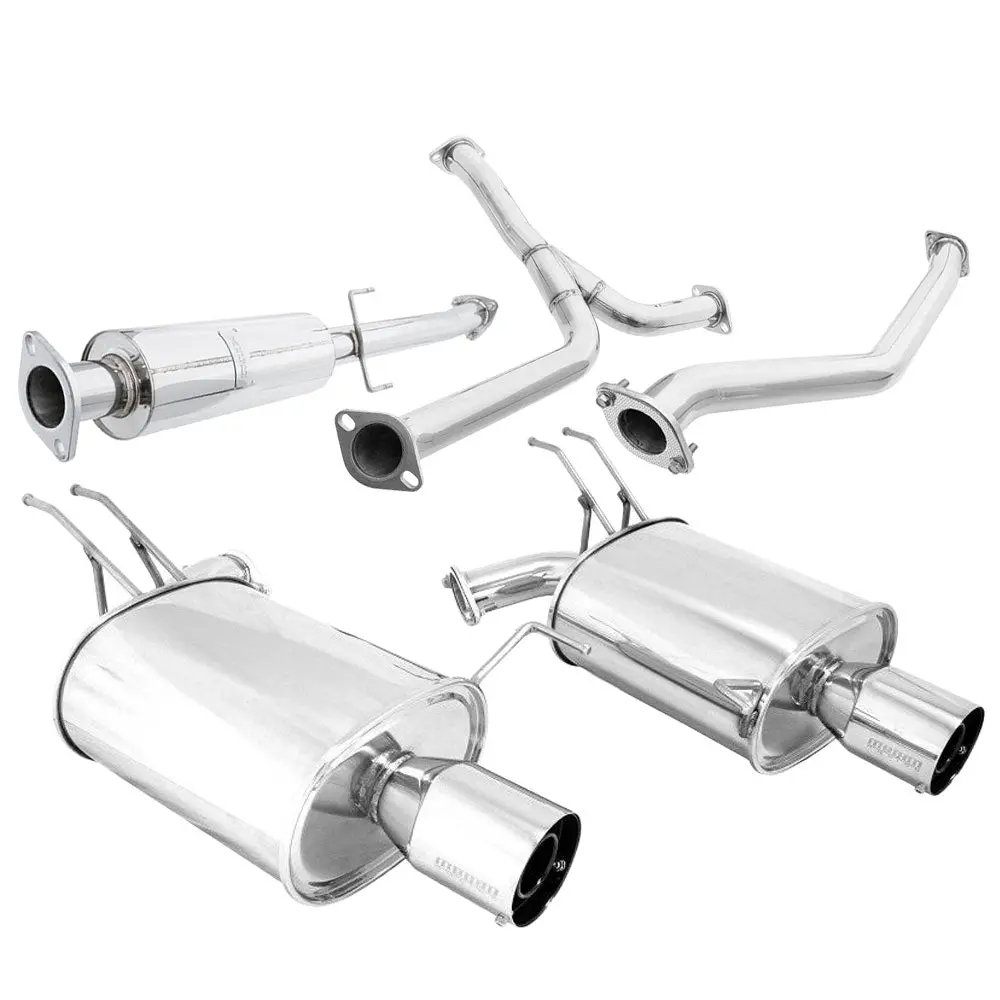 Megan Rs Cbs Exhaust System Stainless Tip For 08-12 Honda Accord V6 Coupe 1