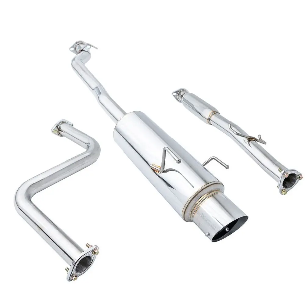 Megan Na-Type Stainless Steel Cbs Exhaust System For 90-93 Honda Accord 1