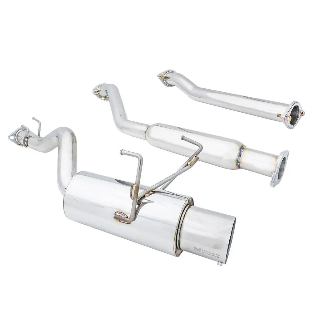 Megan Drift Spec Stainless Cbs Exhaust System For 02-05 Honda Civic Si Hb Usdm 1