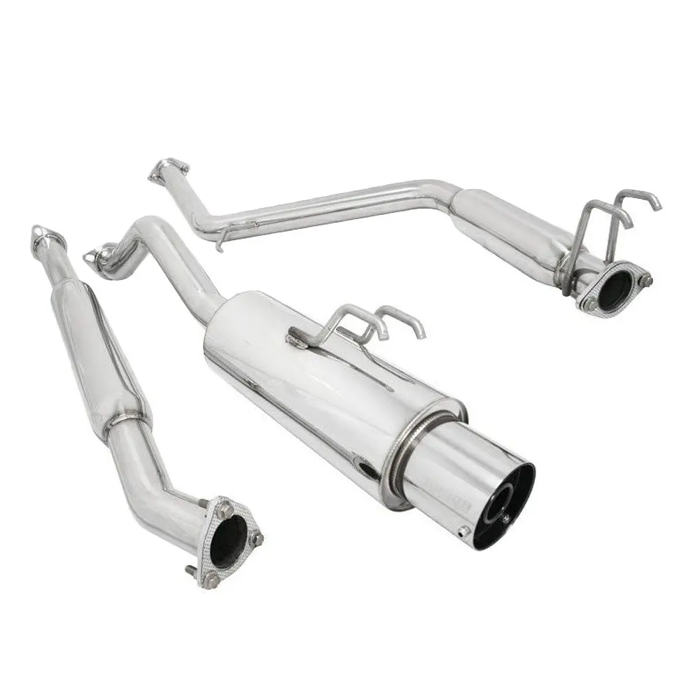 Megan Na-Type Stainless Cbs Exhaust System Kit For 06-11 Honda Civic Coupe 1