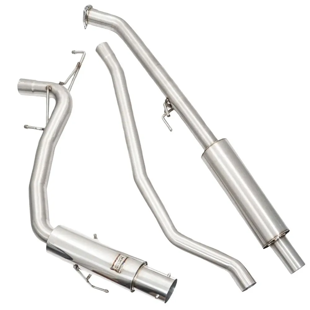 Megan Racing Ds-Series Catback System W/Single Tips For 22+ Honda Civic Sedan Sport/Si Fe Mr-Cbs-Hc22-Ds 1