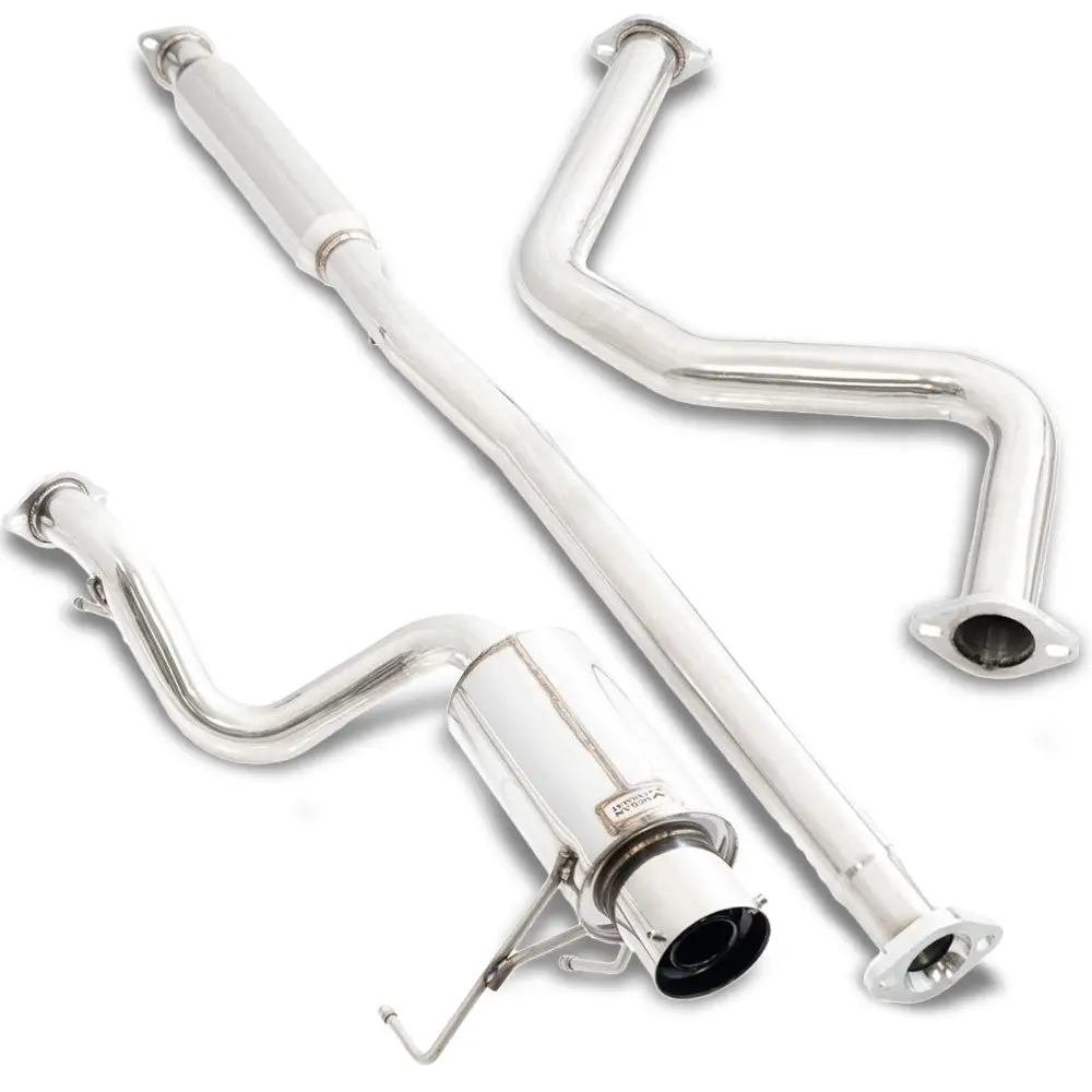Megan Drift Spec Stainless Cbs Exhaust System For 96-00 Civic Hatchback 1