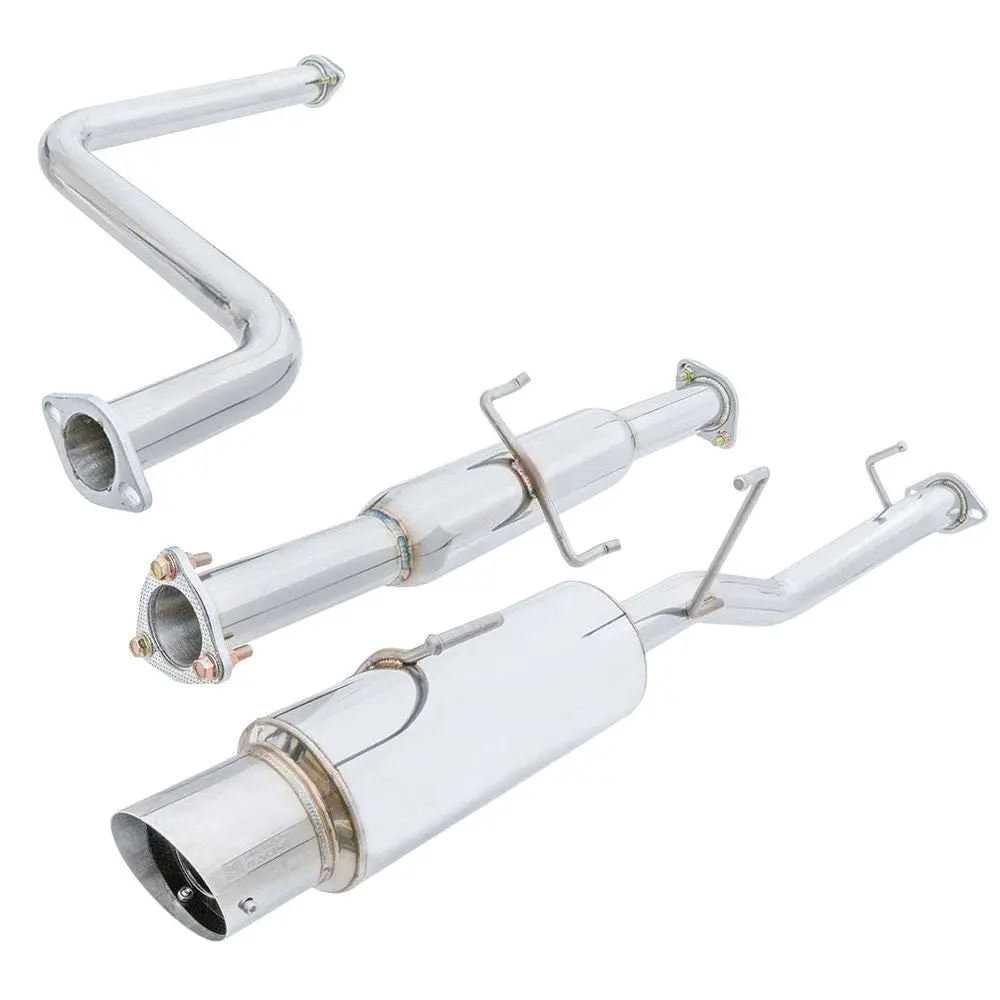 Megan Na Type Cbs Exhaust System Polish Tip For 92-96 Prelude Si Bb2 H23a1 1