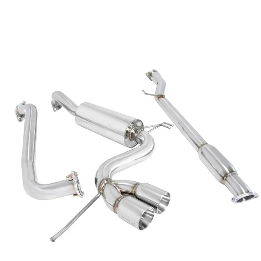 Megan Type 2 Cbs Exhaust System Rolled Tip For 12-17 Veloster 1.6L L4 Fs 1