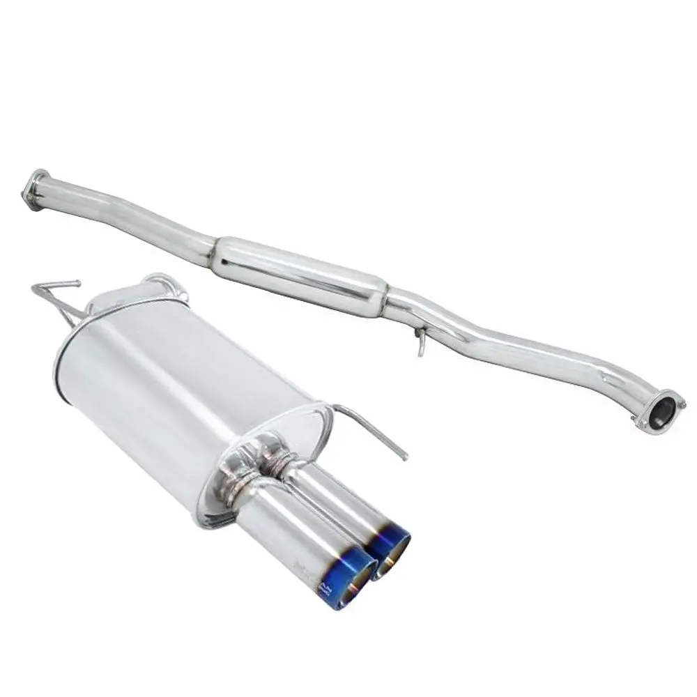 Megan Oe-Rs Series Cbs Exhaust System 3" Burnt Rolled Tip For 03-06 G35 4Dr Rwd 1