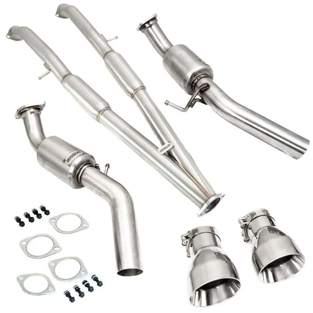 Megan Abe Exhaust System & Midpipe For 16-20 Infiniti Q50 3.0L Turbo 1