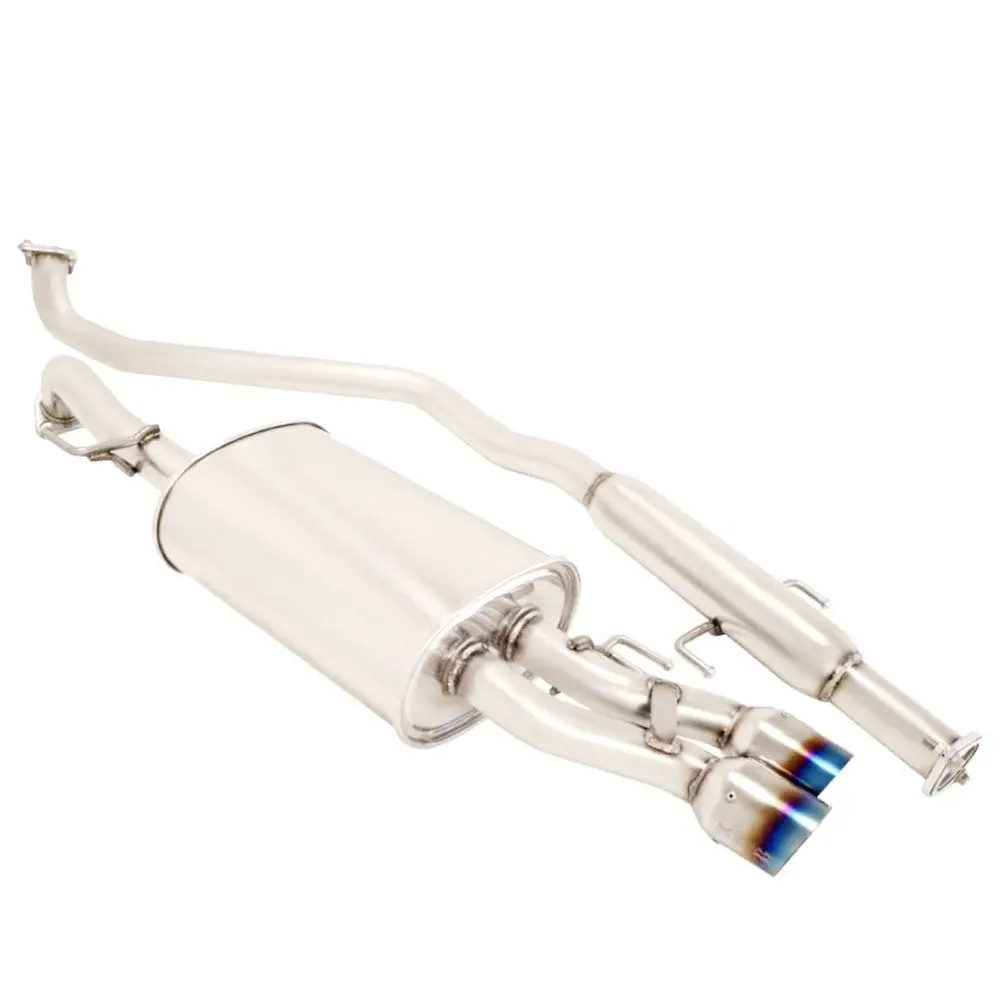 Megan Rs Stainless Cbs Exhaust System Blue Ti-Tips For 10-13 Kia Forte Koup 1