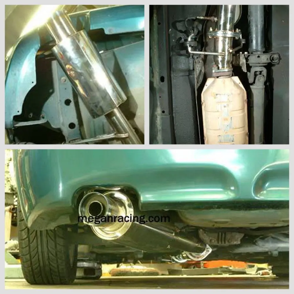 Megan Stainless Cbs Exhaust System For 95-99 Eclipse Gsx/Talon Tsi Awd 2