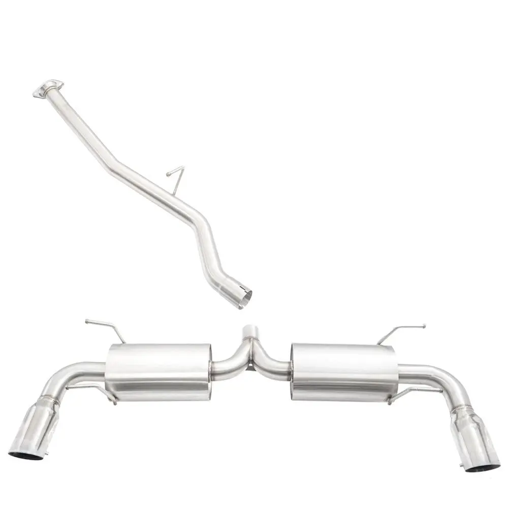 Megan Racing Ds-Type Stainless Cbs Exhaust System Polish Tips For 09-13 Mazda Rx-8 1